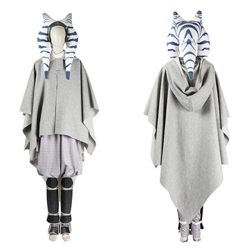 Ahsoka Season 1 Cosplay Star Wars Ahsoka Tano White Suit Costume Halloween Outfit
